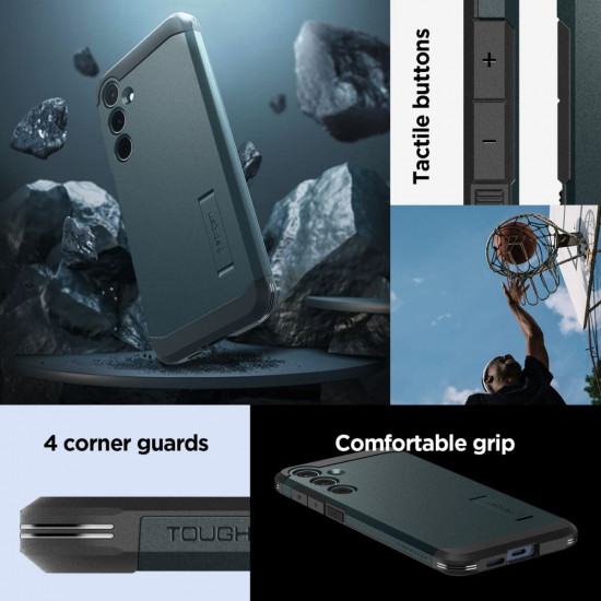 Spigen Samsung Galaxy A55 5G Tough Armor Σκληρή Θήκη - Abyss Green