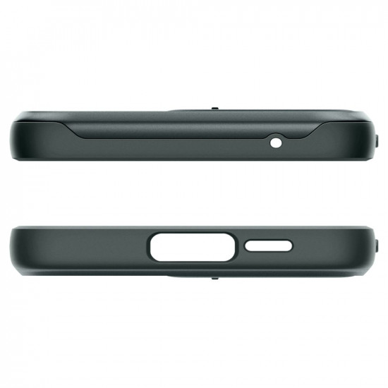 Spigen Samsung Galaxy A55 5G Optik Armor Θήκη Σιλικόνης με Κάλυμμα για την Κάμερα - Abyss Green