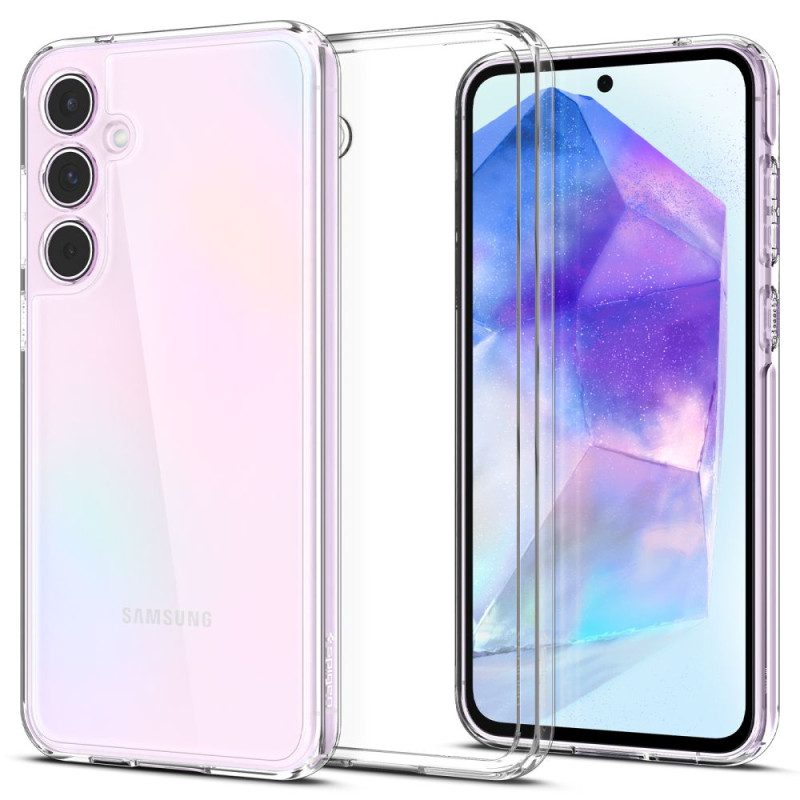 Spigen Samsung Galaxy A55 5G Σκληρή Θήκη με Πλαίσιο Σιλικόνης Ultra Hybrid - Crystal Clear Spigen Samsung Galaxy A55 5G Σκληρή Θήκη με Πλαίσιο Σιλικόνης Ultra Hybrid - Crystal Clear