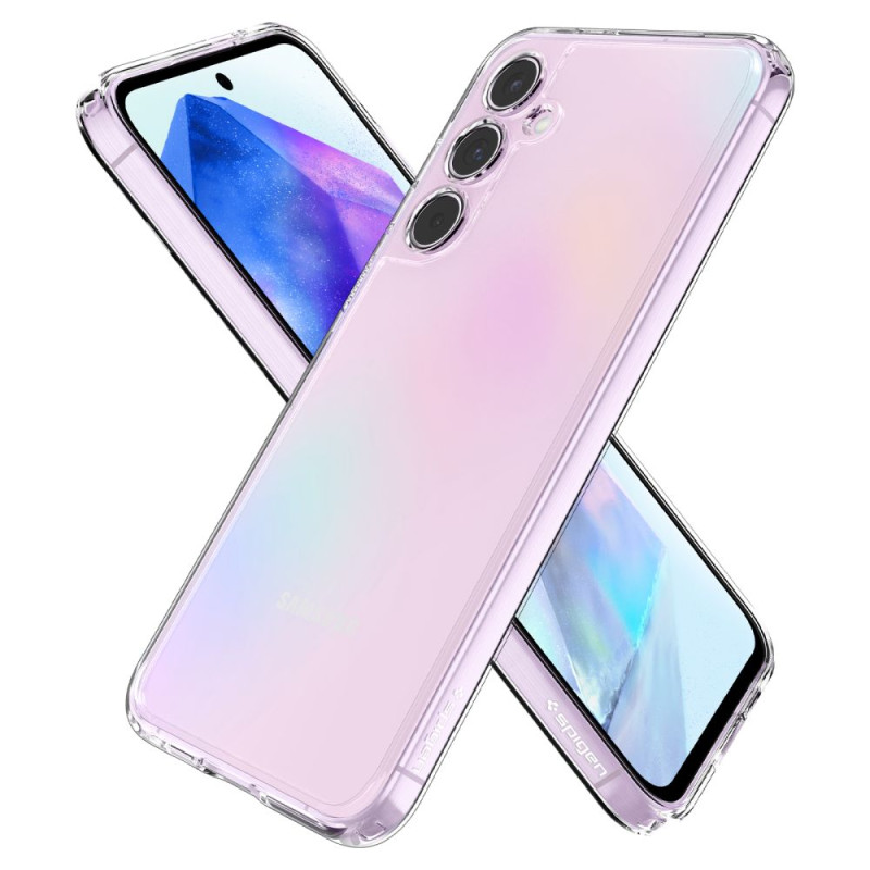 Spigen Samsung Galaxy A55 5G Σκληρή Θήκη με Πλαίσιο Σιλικόνης Ultra Hybrid - Crystal Clear Spigen Samsung Galaxy A55 5G Σκληρή Θήκη με Πλαίσιο Σιλικόνης Ultra Hybrid - Crystal Clear