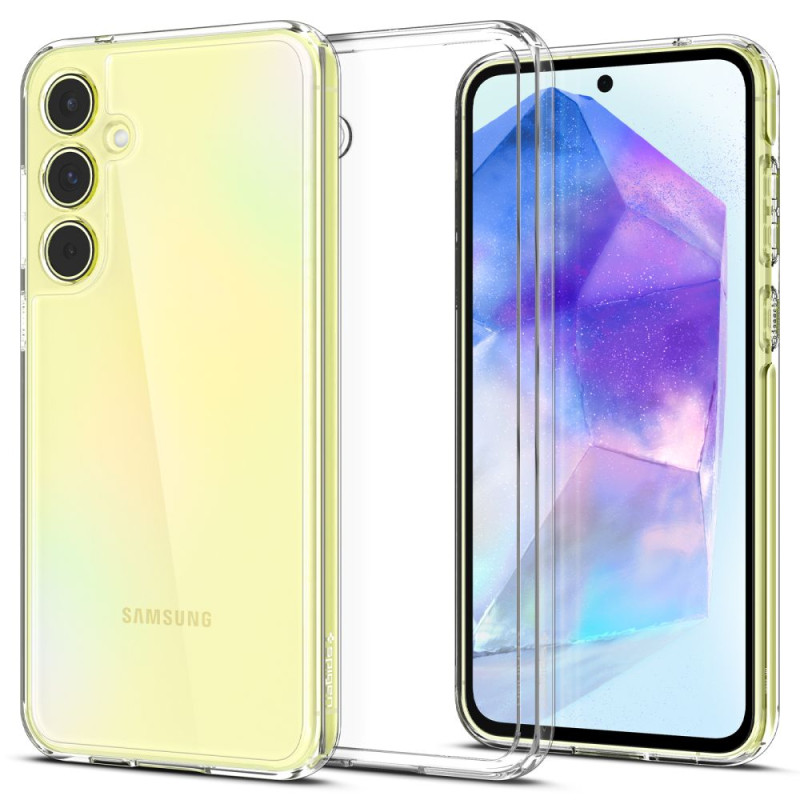 Spigen Samsung Galaxy A55 5G Σκληρή Θήκη με Πλαίσιο Σιλικόνης Ultra Hybrid - Crystal Clear Spigen Samsung Galaxy A55 5G Σκληρή Θήκη με Πλαίσιο Σιλικόνης Ultra Hybrid - Crystal Clear