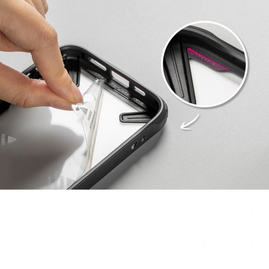 Ringke Samsung Galaxy A35 5G Fusion X Σκληρή Θήκη με Πλαίσιο Σιλικόνης - Camo Black