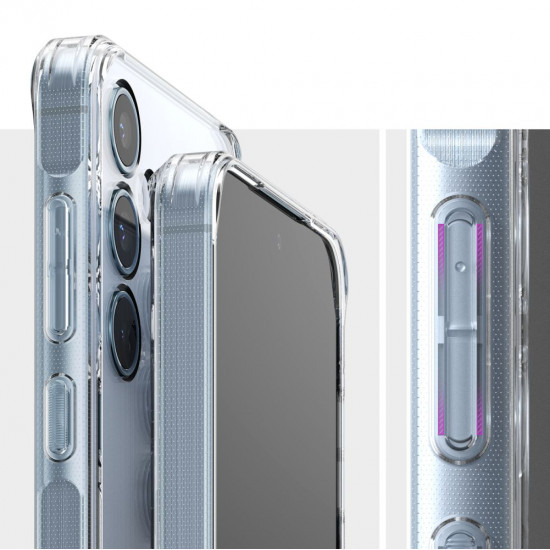 Ringke Samsung Galaxy A55 5G Fusion Σκληρή Θήκη με Πλαίσιο Σιλικόνης - Διάφανη
