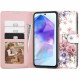 Tech-Protect Samsung Galaxy A55 5G Θήκη Πορτοφόλι Stand από Δερματίνη - Blossom Flower