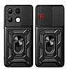 Tech-Protect Xiaomi Redmi Note 13 4G Camshield Pro Σκληρή Θήκη με Πλαίσιο Σιλικόνης και Δαχτυλίδι Συγκράτησης - Black