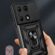 Tech-Protect Xiaomi Redmi Note 13 Pro 4G / Poco M6 Pro 4G Camshield Pro Σκληρή Θήκη με Πλαίσιο Σιλικόνης και Δαχτυλίδι Συγκράτησης - Black