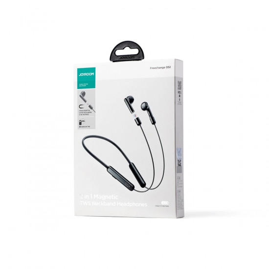 Joyroom DS1 Sports TWS Neckband Bluetooth 5.3 - Ασύρματα ακουστικά Κλήσεις / Μουσική - Black