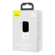Baseus Qpow Digital 20W Power Bank 10000mAh με 1 Θύρα USB και 1 Θύρα Type-C και Ενσωματωμένο Καλώδιο Lightning - White - PPQD060002