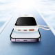 Baseus Qpow Digital 20W Power Bank 10000mAh με 1 Θύρα USB και 1 Θύρα Type-C και Ενσωματωμένο Καλώδιο Lightning - White - PPQD060002