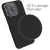 Kalibri iPhone 15 Pro Σκληρή Θήκη Aramid Fiber Body Armor - Black Matte - KLB000026EZ001C