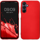KW Samsung Galaxy A15 4G / A15 5G Θήκη Σιλικόνης TPU - Metallic Dark Red - KWM000021MJ003C