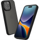 Kalibri iPhone 15 Pro Max Σκληρή Θήκη με Πλαίσιο Σιλικόνης - Matte Black / Ημιδιάφανη - KLB000022NN001C