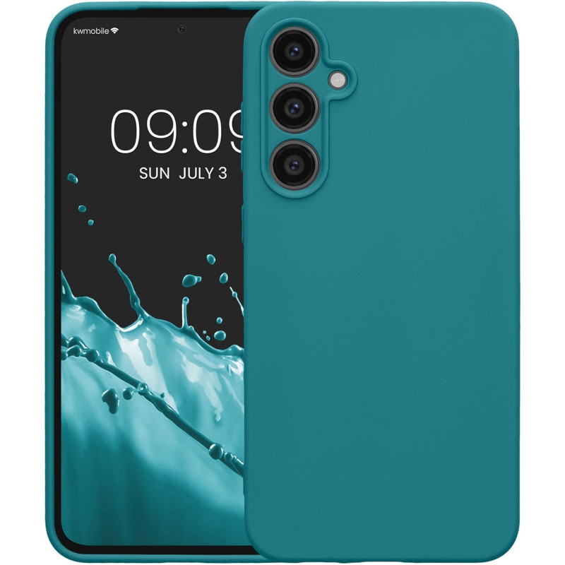 KW Samsung Galaxy S23 FE Θήκη Σιλικόνης TPU - Matte Petrol - KWM000021LO002C