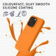 Kalibri iPhone 15 Pro Θήκη Σιλικόνης Rubberized TPU - Fruity Orange