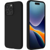 Kalibri iPhone 15 Pro Max Θήκη Σιλικόνης Rubberized TPU - Black 