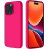 Kalibri iPhone 15 Pro Max Θήκη Σιλικόνης Rubberized TPU - Neon Pink