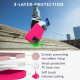 Kalibri iPhone 15 Pro Max Θήκη Σιλικόνης Rubberized TPU - Neon Pink