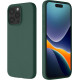 Kalibri iPhone 15 Pro Max Θήκη Σιλικόνης Rubberized TPU - Fir Green