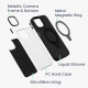 Kalibri iPhone 15 Pro Θήκη Σιλικόνης με MagSafe / Stand - Black
