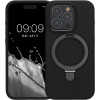 Kalibri iPhone 15 Pro Θήκη Σιλικόνης με MagSafe / Stand - Black