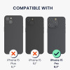 Kalibri iPhone 15 Pro Θήκη Σιλικόνης με MagSafe / Stand - Dark Blue