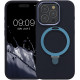 Kalibri iPhone 15 Pro Θήκη Σιλικόνης με MagSafe / Stand - Dark Blue