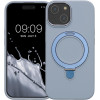 Kalibri iPhone 15 Θήκη Σιλικόνης με MagSafe / Stand - Light Blue