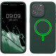 KW iPhone 15 Pro Max Θήκη Σιλικόνης Rubber TPU με MagSafe - Moss Green
