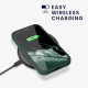 KW iPhone 15 Pro Θήκη Σιλικόνης Rubber TPU με MagSafe - Moss Green