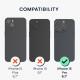 KW iPhone 15 Pro Θήκη Σιλικόνης Rubberized TPU - Dark Slate