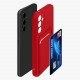 KW Samsung Galaxy A54 5G Θήκη Σιλικόνης TPU με Υποδοχή για Κάρτα - Red