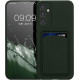 KW Samsung Galaxy A34 5G Θήκη Σιλικόνης TPU με Υποδοχή για Κάρτα - Dark Green