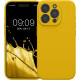 KW iPhone 15 Pro Θήκη Σιλικόνης Rubberized TPU - Bright Yellow