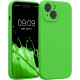 KW iPhone 15 Θήκη Σιλικόνης Rubberized TPU - Lime Green
