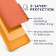 KW Samsung Galaxy A15 4G / A15 5G Θήκη Σιλικόνης Rubberized TPU - Fruity Orange