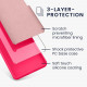 KW Samsung Galaxy A15 4G / A15 5G Θήκη Σιλικόνης Rubberized TPU - Neon Pink