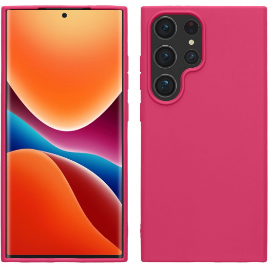 KW Samsung Galaxy S24 Ultra Θήκη Σιλικόνης TPU - Neon Pink