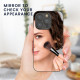 KW iPhone 15 Pro Σκληρή Θήκη Καθρέφτης με Πλαίσιο Σιλικόνης - Silver Mirror