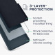 KW Samsung Galaxy S23 FE Θήκη Σιλικόνης Rubberized TPU - Dark Slate