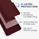 KW Samsung Galaxy S23 FE Θήκη Σιλικόνης Rubberized TPU - Bordeaux Purple
