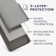 KW Samsung Galaxy S23 FE Θήκη Σιλικόνης Rubberized TPU - Stone Dust