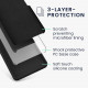 KW Samsung Galaxy S23 FE Θήκη Σιλικόνης Rubberized TPU - Black