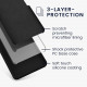 KW Xiaomi Redmi Note 13 Pro+ 5G Θήκη Σιλικόνης Rubberized TPU - Black