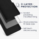 KW Xiaomi 13T / 13T Pro Rubberized TPU Θήκη Σιλικόνης - Black