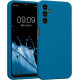 KW Samsung Galaxy A14 5G Θήκη Σιλικόνης Rubberized TPU - Blue Reef