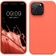 KW iPhone 14 Pro Max Θήκη Σιλικόνης Rubberized TPU - Luminous Coral