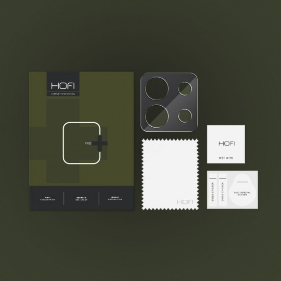 Hofi Xiaomi Redmi Note 13 Pro 5G / Poco X6 5G Camera Pro+ 2.5D 9H Tempered Glass Αντιχαρακτικό Γυαλί Κάμερας - Black
