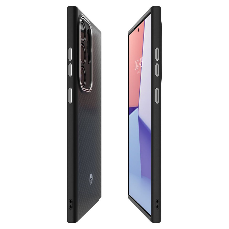 Spigen Samsung Galaxy S24 Ultra Enzo Aramid Mag Σκληρή Θήκη Aramid Fiber με MagSafe - Matte Black Spigen Samsung Galaxy S24 Ultra Enzo Aramid Mag Σκληρή Θήκη Aramid Fiber με MagSafe - Matte Black