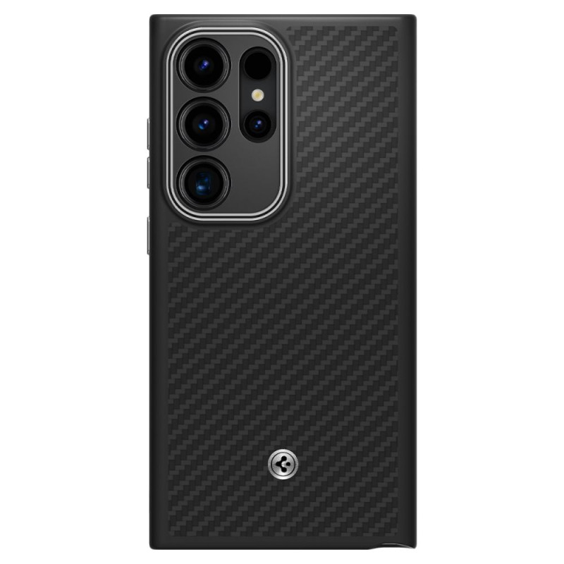 Spigen Samsung Galaxy S24 Ultra Enzo Aramid Mag Σκληρή Θήκη Aramid Fiber με MagSafe - Matte Black Spigen Samsung Galaxy S24 Ultra Enzo Aramid Mag Σκληρή Θήκη Aramid Fiber με MagSafe - Matte Black
