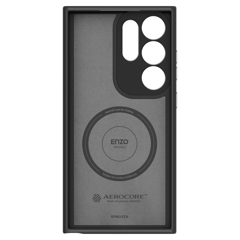 Spigen Samsung Galaxy S24 Ultra Enzo Aramid Mag Σκληρή Θήκη Aramid Fiber με MagSafe - Matte Black Spigen Samsung Galaxy S24 Ultra Enzo Aramid Mag Σκληρή Θήκη Aramid Fiber με MagSafe - Matte Black